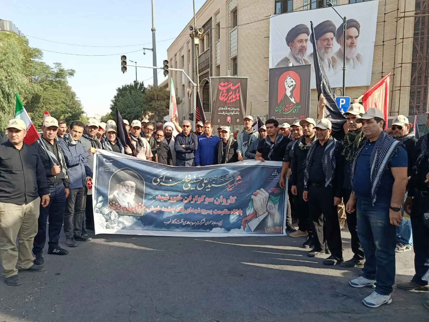 گزارش تصویری(2) _ حضور کاروان زیارتی «سوگواران خورشید» شرکت بهره‌برداری نفت و گاز غرب در تهران و قم